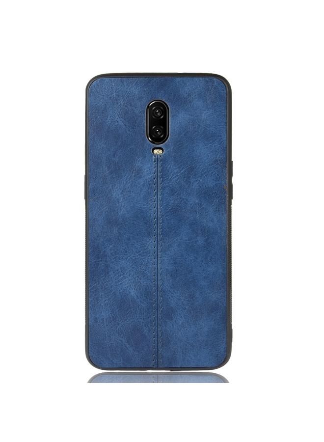 S-TOP Case For OnePlus 6T Shockproof Sewing Cow Pattern Skin PC + PU + TPU Case - Image 2