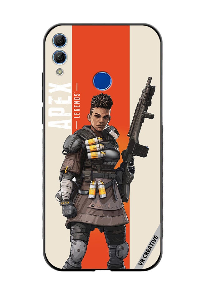 Protective Case Cover For Honor 10 Lite Apex Legends Bangalore Design Multicolour