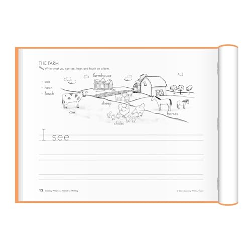 Learning Without Tears Building Writers Student Edition, Age 5+, Kindergarten+, Handwriting Without Tears, Narrative, Information, Opinion, Fluency, ... Home, Tutor, Sensory & Motor Skills, Sensory - Image 4