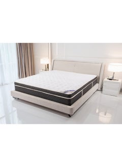 Almutlaq Furniture Arabian Majesty - Enhanced Pocker Springs Mattress For Exceptional Support And Comfort Sleep Experience - King Size 200x180x28 CM - Colour White Black  - Image 5