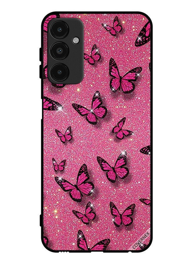 Covernex Protective Case Cover For Samsung Galaxy A14 5G Glitters & Butterflies - Image 1