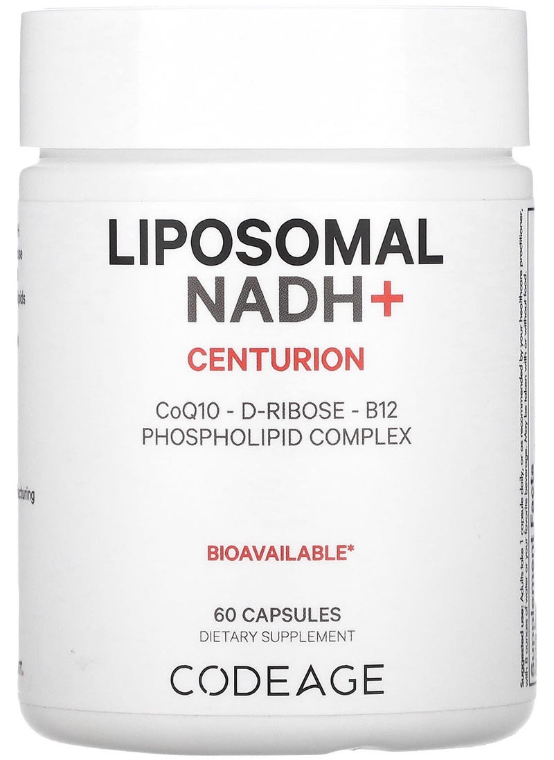 Codeage - Liposomal NADH+, Centurion, 60 Capsules - Image 1