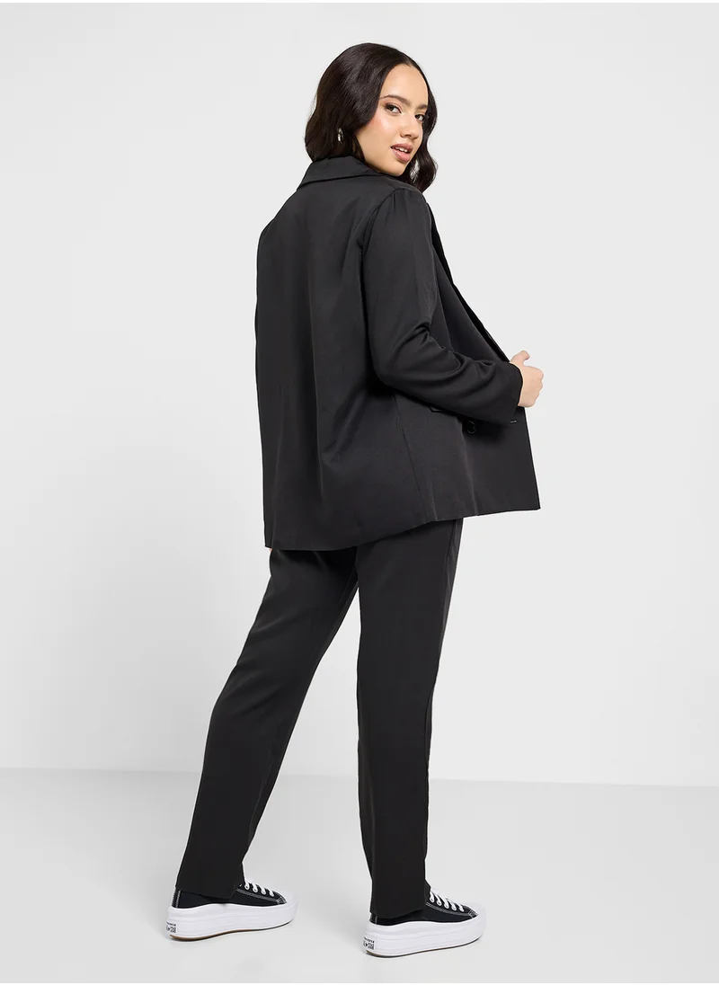 Ginger Oversize Boyfriend Blazer & Pant Set