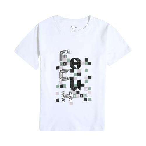 CAVIO Boys Printed Cotton Shirt | Regular Fit | Half Sleeve Casual Shirt with T-Shirt Green - Image 2