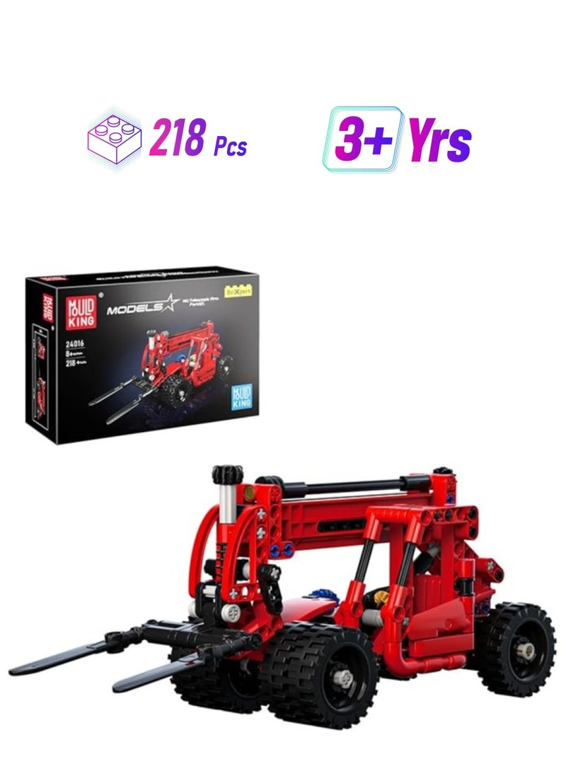 mould king 24016 Forklift Truck Construction Toys Building Blocks, Creative STEM Toys Mini Forklift Building Kit Building Toys Mini Forklift for Boys Girls Adults and Kids  - Image 1