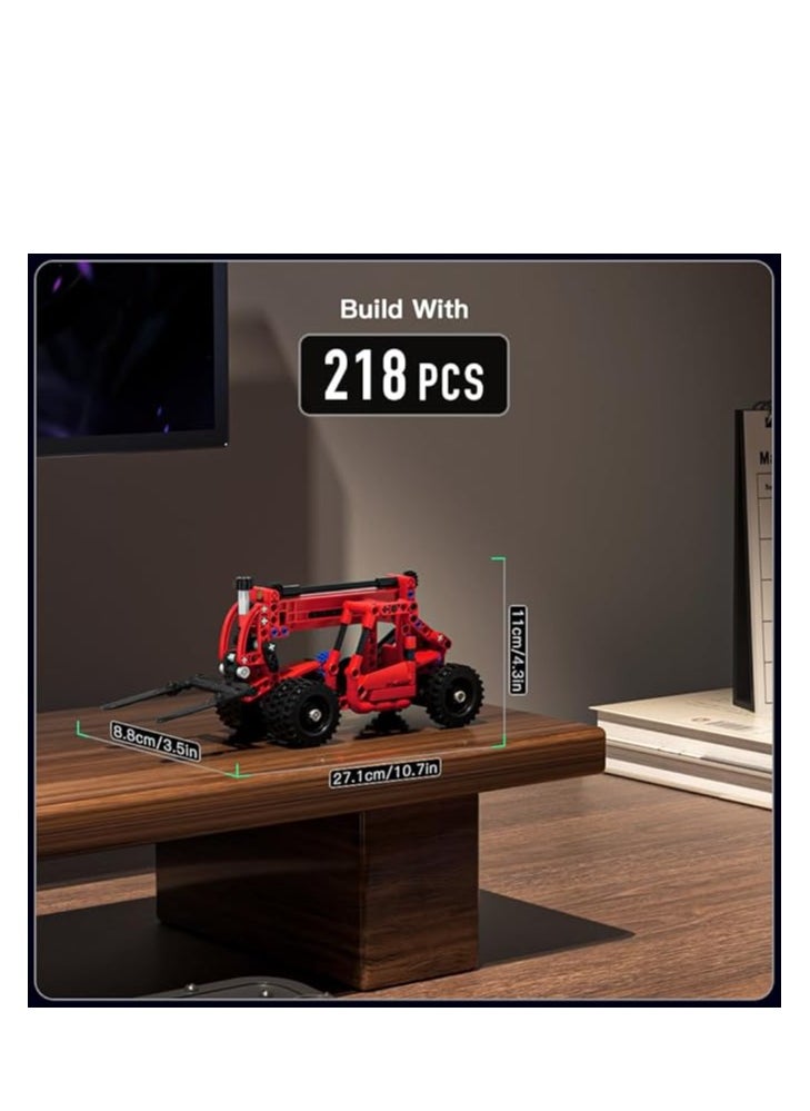mould king 24016 Forklift Truck Construction Toys Building Blocks, Creative STEM Toys Mini Forklift Building Kit Building Toys Mini Forklift for Boys Girls Adults and Kids  - Image 3