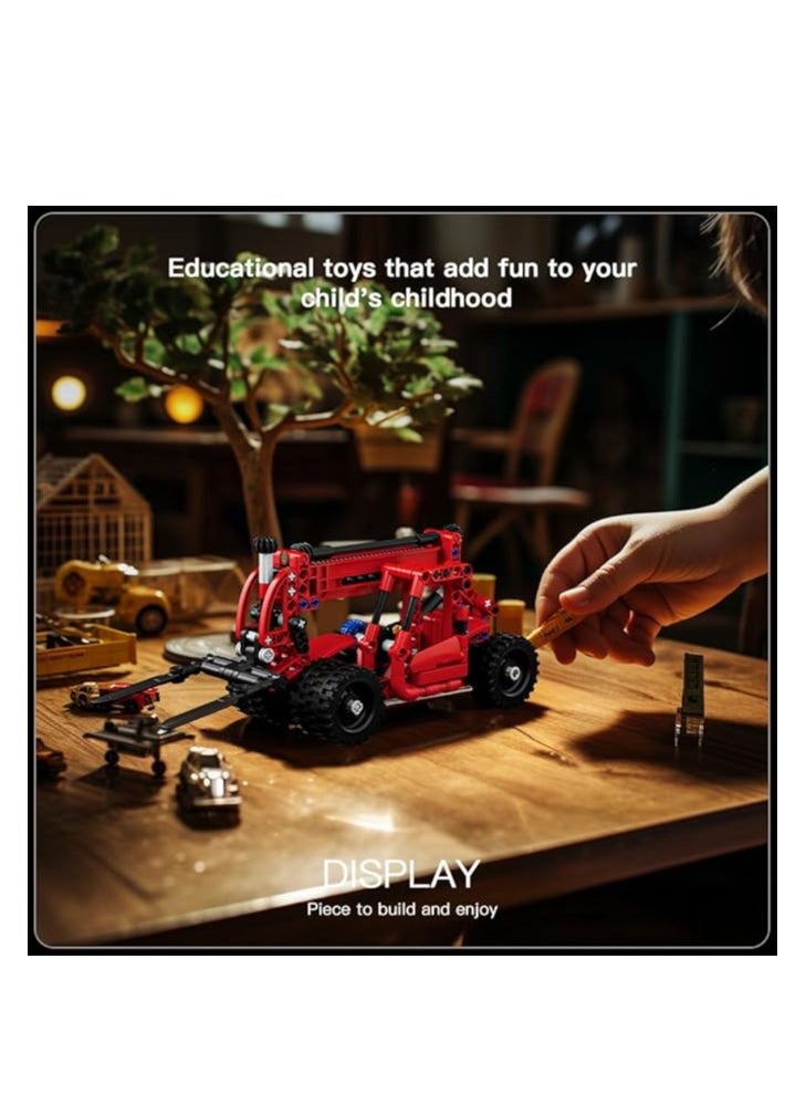 mould king 24016 Forklift Truck Construction Toys Building Blocks, Creative STEM Toys Mini Forklift Building Kit Building Toys Mini Forklift for Boys Girls Adults and Kids  - Image 4