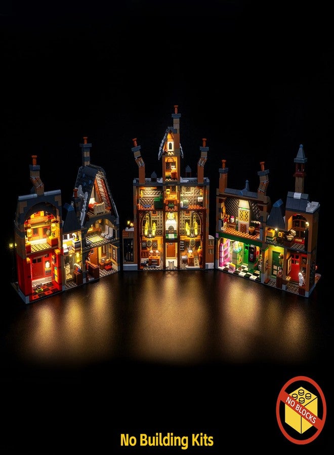 مصباح BrickBling LED متوافق مع قرية هوغسميد من ليغو - إصدار هواة الجمع، إضاءة إبداعية متوافقة مع ليغو 76457 - باستثناء قطع الليغو (إصدار الإضاءة الكلاسيكي) - Image 2