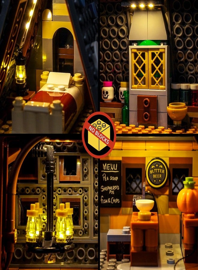 مصباح BrickBling LED متوافق مع قرية هوغسميد من ليغو - إصدار هواة الجمع، إضاءة إبداعية متوافقة مع ليغو 76457 - باستثناء قطع الليغو (إصدار الإضاءة الكلاسيكي) - Image 4