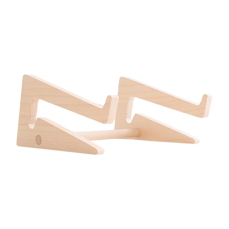 Wooden Laptop Stand Portable Desktop Rack Holder for Home Office Use - Image 2