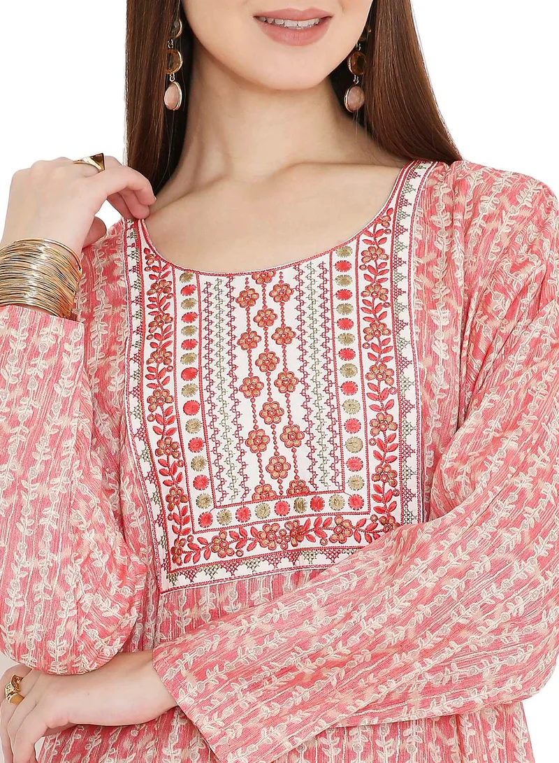 HANA & SARA TINY PRINT FARASHA WITH UNIQUE THREAD EMBROIDERY ARABIC KAFTAN JALABIYA DRESSES