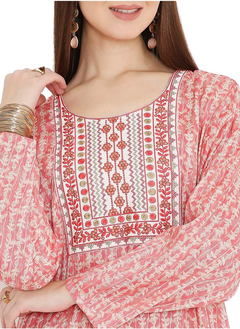 HANA & SARA TINY PRINT FARASHA WITH UNIQUE THREAD EMBROIDERY ARABIC KAFTAN JALABIYA DRESSES  - Image 3