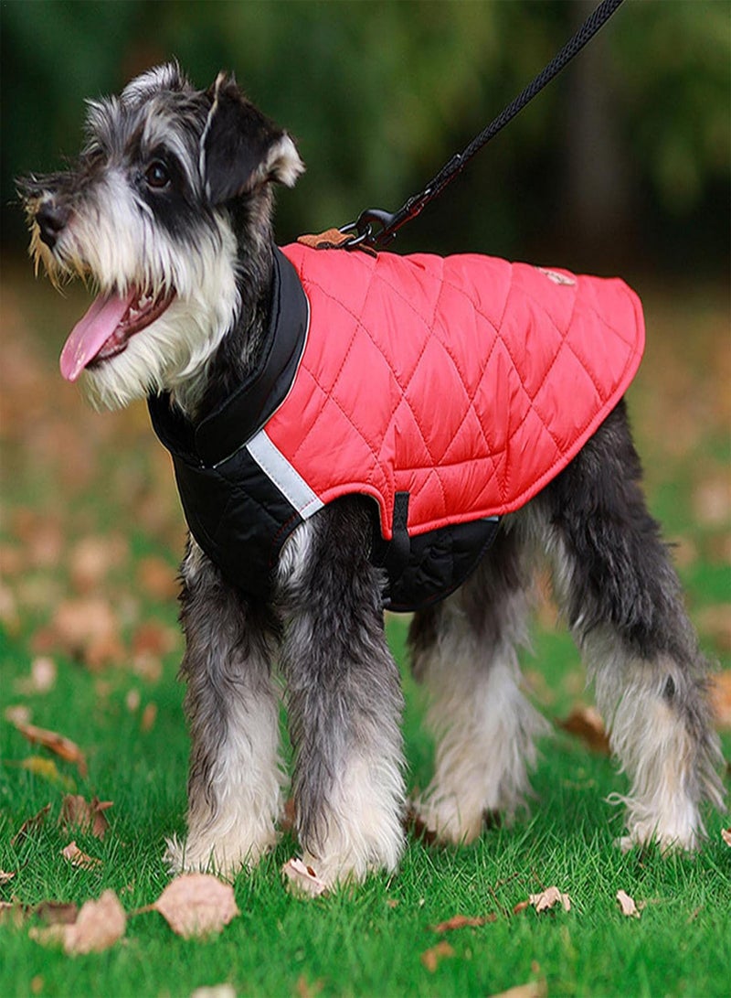 GGOOT Dog Clothes Winter, Jackets for Dogs, Reflective Dog Winter Jacket, Windproof Dog Clothes for Cold Weather Adjustable Pet Vest Apparel - Image 2