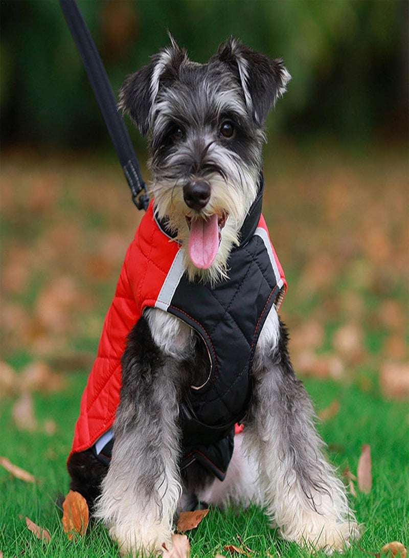 GGOOT Dog Clothes Winter, Jackets for Dogs, Reflective Dog Winter Jacket, Windproof Dog Clothes for Cold Weather Adjustable Pet Vest Apparel - Image 3