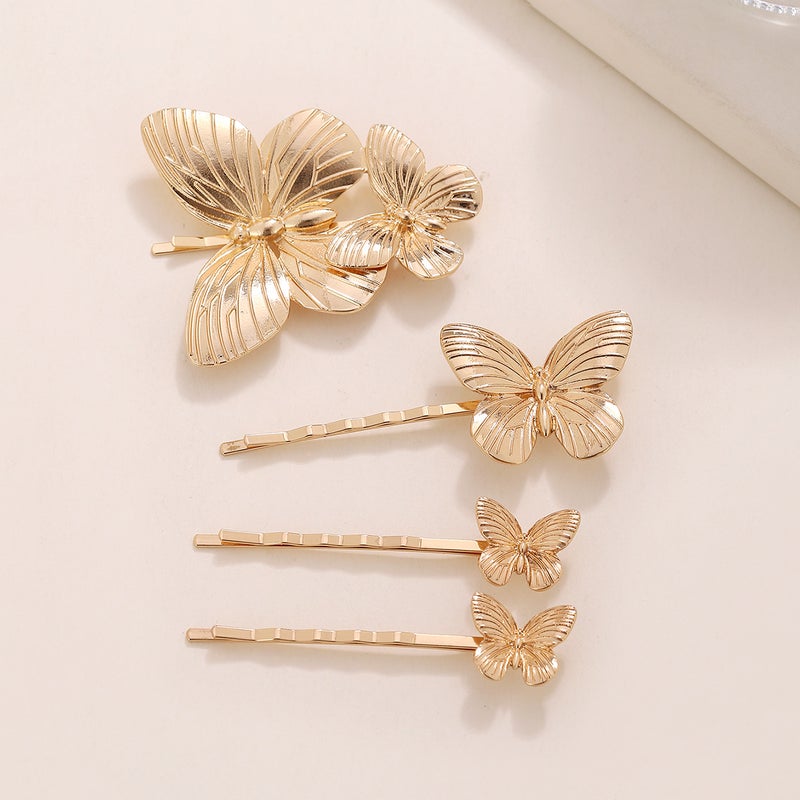 Strict Selection Of Fashion Trend Simple New Hair Accessories Natural Women'S Hair Clip Bionic Butterfly Side Clip Head Accessories - Image 4