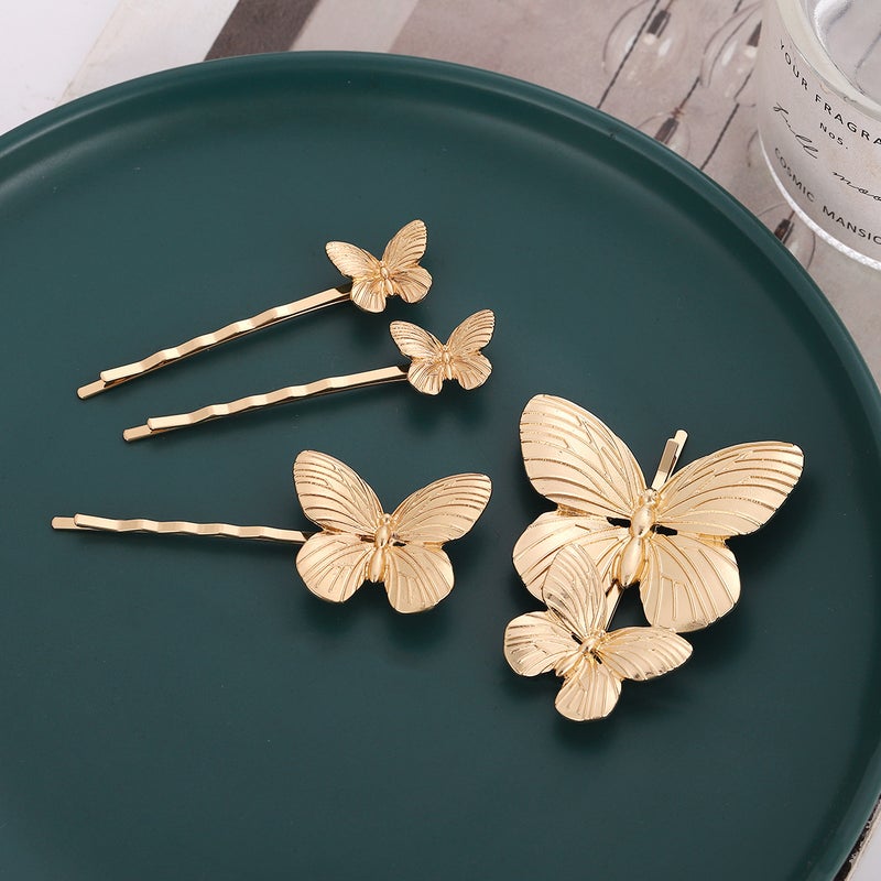 Strict Selection Of Fashion Trend Simple New Hair Accessories Natural Women'S Hair Clip Bionic Butterfly Side Clip Head Accessories - Image 3