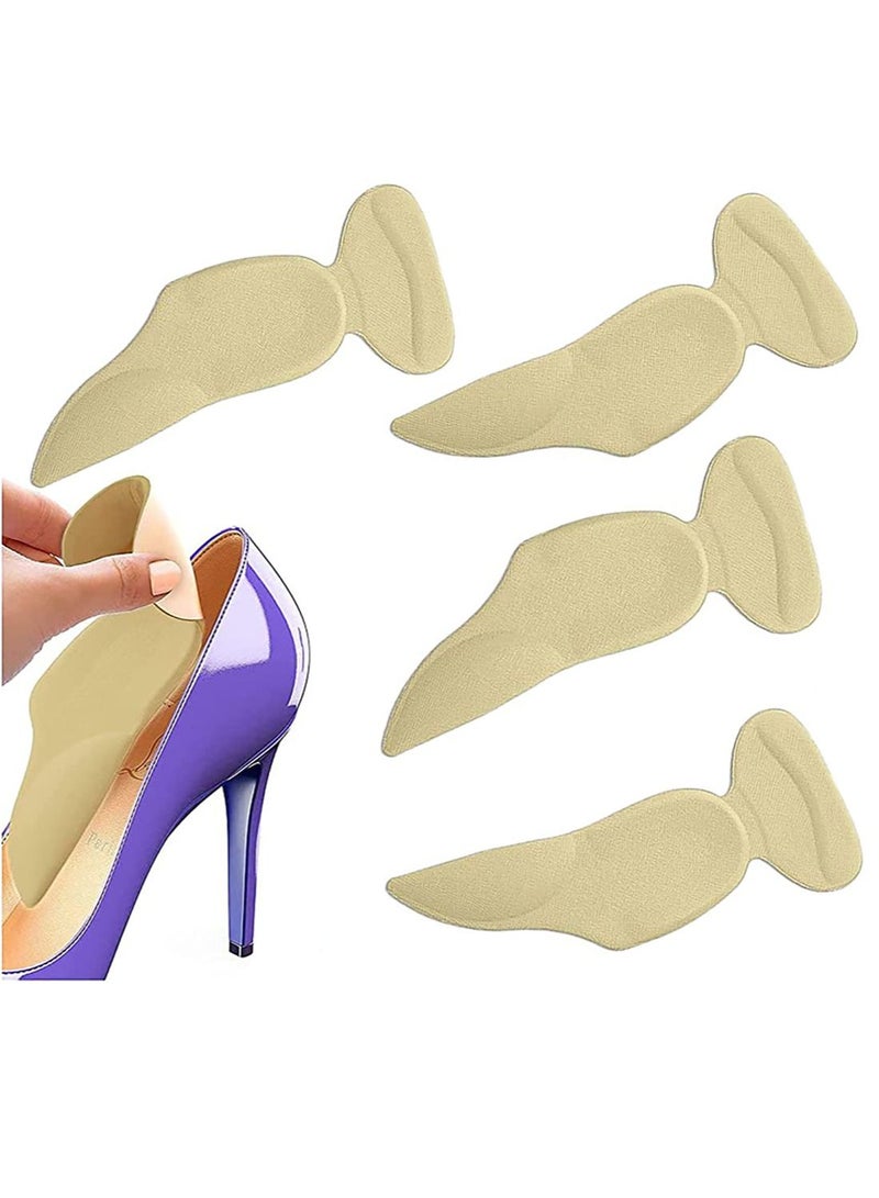 KASTWAVE Women Heel Insoles,Sponge Shoes Pads Anti-wear Foot Patch with Grips Inserts,Cushions,High Inserts Great for Loose Shoes Metatarsal or Arch Pain Feet Sore Relief - Image 1