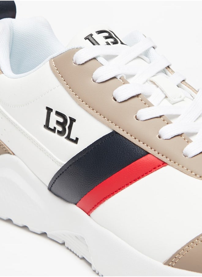 LBL by Shoexpress Men's Panelled Sneakers with Lace-Up Closure  - Image 5