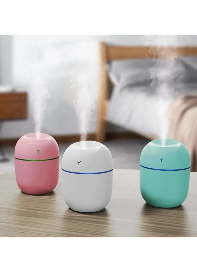جهاز ترطيب ومعطر جو وناشر زيوت عطرية للسيارة USB - متعدد الالوان  - Image 1