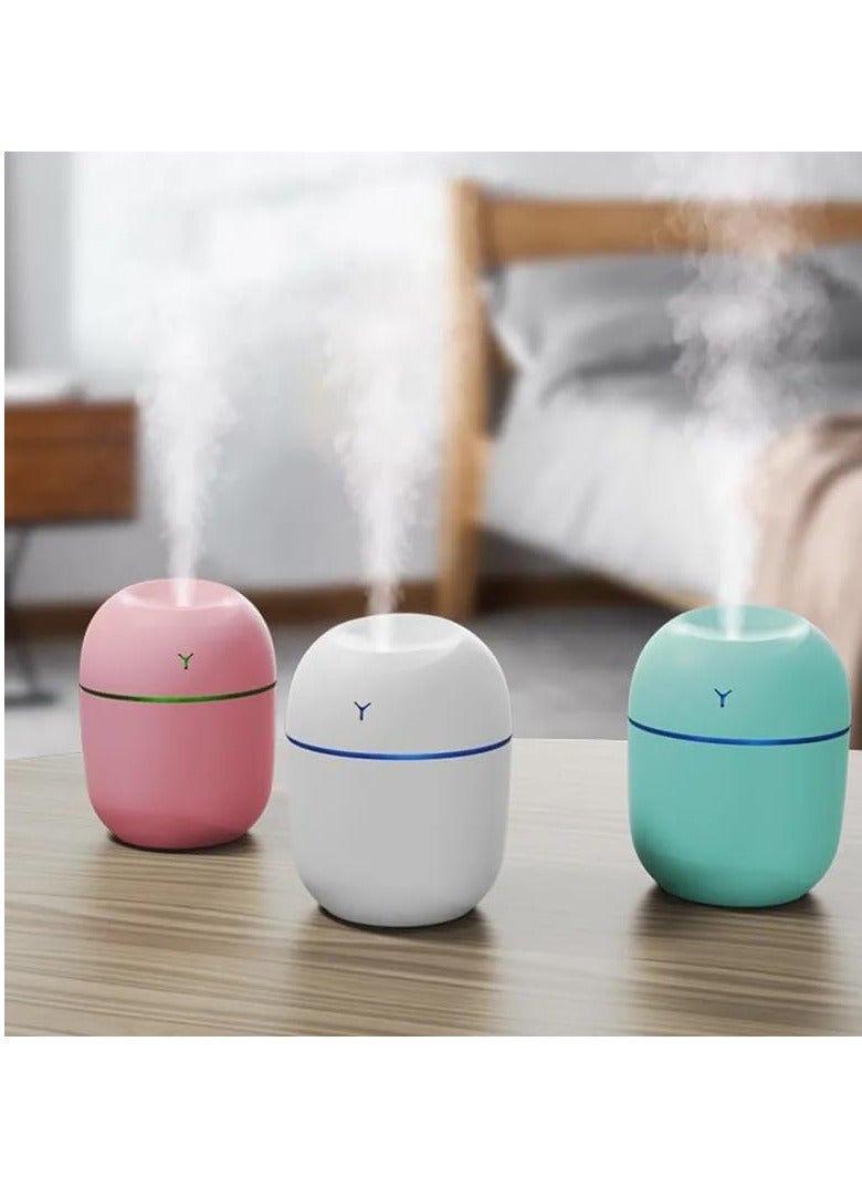 جهاز ترطيب ومعطر جو وناشر زيوت عطرية للسيارة USB - متعدد الالوان  - Image 5