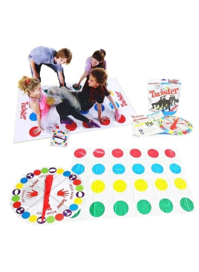null - 2 in 1 Twister Game with Spin Wheel - Image 1