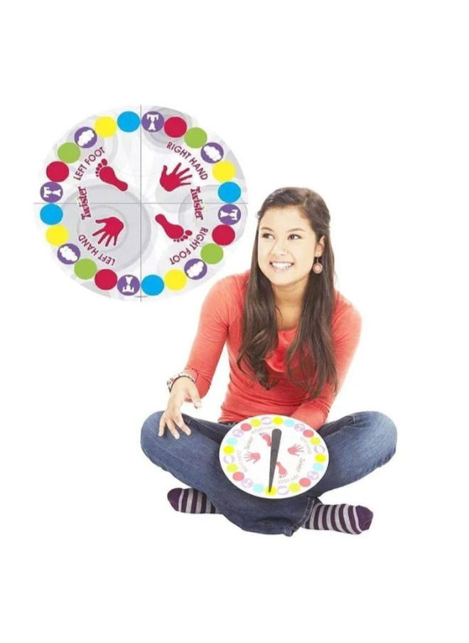null - 2 in 1 Twister Game with Spin Wheel - Image 1