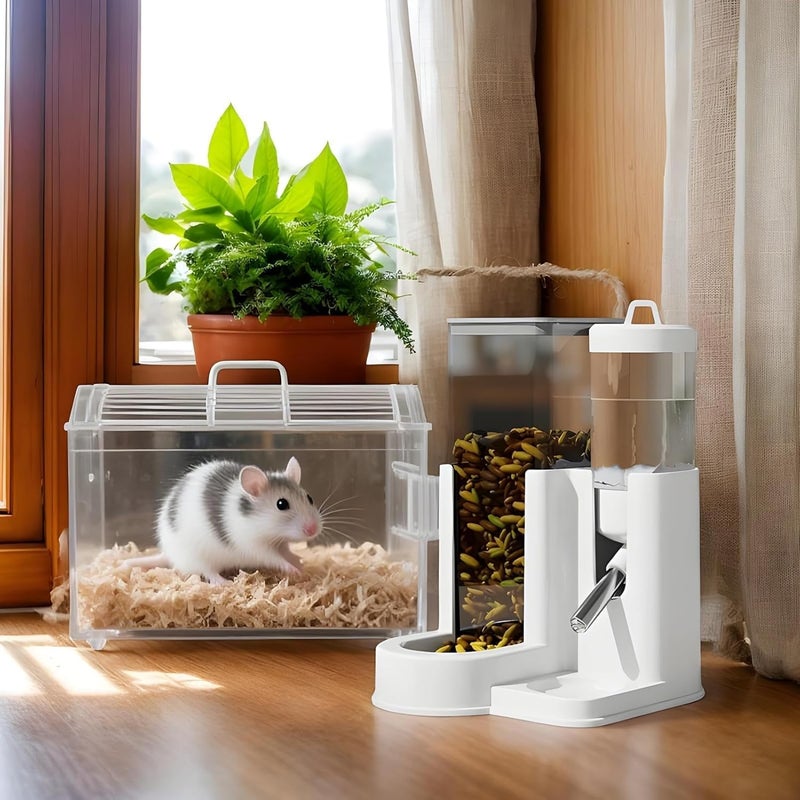 KASTWAVE Fault optimized construction Automatic Hamster Water Bottle, Leak-Proof Small Animal Water Dispenser for Cage Use, Quiet & Durable Pet Waterer for Hamsters, Rabbits, Ideal for Indoor & Outdoor Travel Simple multi-feature practical build - Image 3