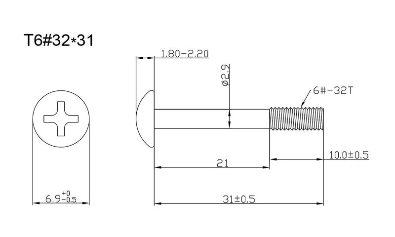 APEVIA مجموعة براغي Apevia CS-S63231-24 T6#32 * 31 لمبرد سائل وحدة المعالجة المركزية، 24 حزمة - Image 3