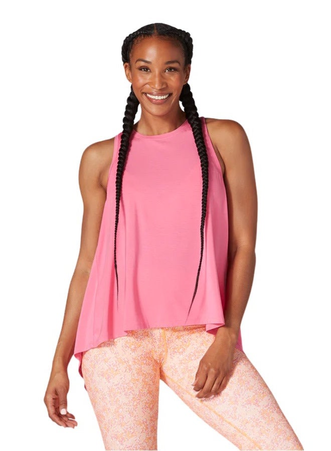 TAVI TIE BACK TANK HOT PINK - Image 1
