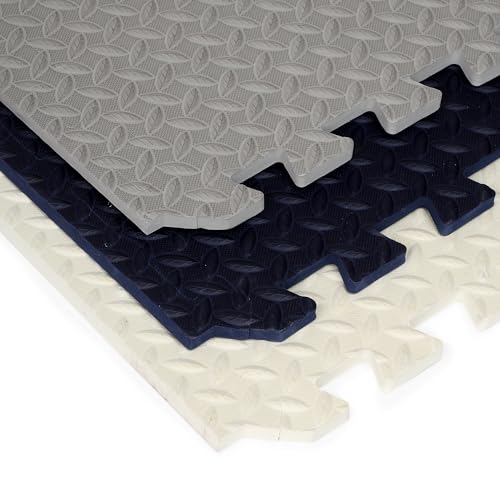 EASY HOME Interlocking Mat - 12mm Thick | 60x60cm 9 Tiles (36 Sq Ft Area) for Kids | Soft & Protective Puzzle Mat for Baby Crawling, Playroom & Exercise - Image 3