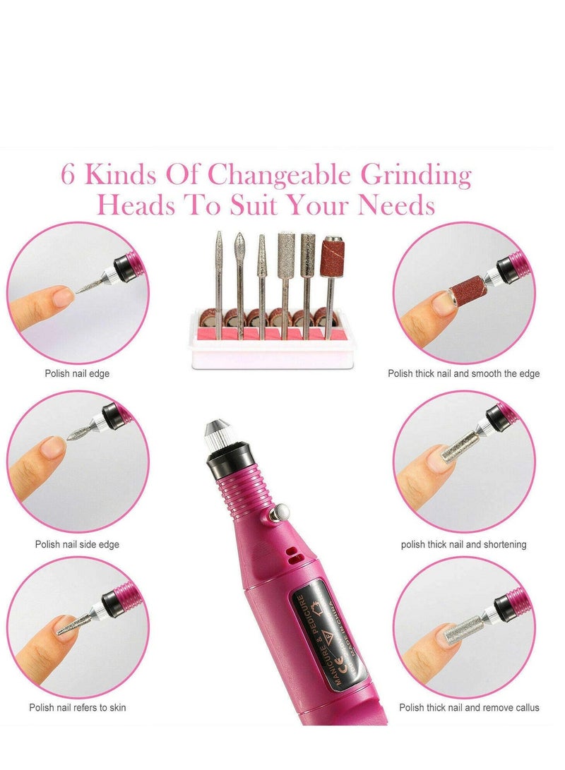 Pen Shape Electric Nail Drill Machine Multicolour - Image 3