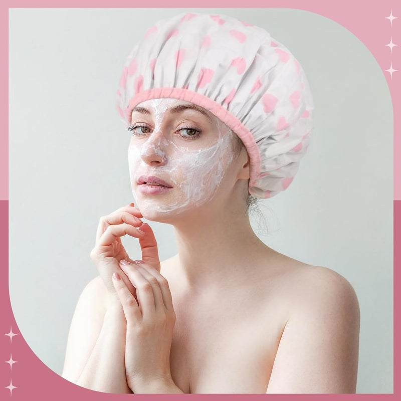 Deep Conditioning Hair Cap, 2 PCS Double Layer Thermal Bonnet with Waterproof Design, Professional Steam Processing Cap for Hair Treatments and Deep Conditioning Therapy - Image 2