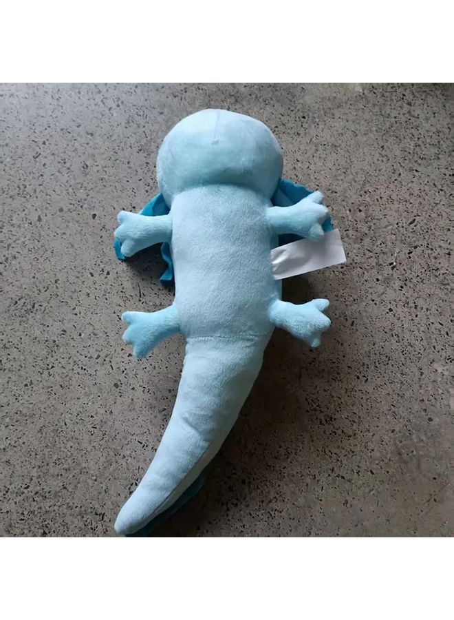 Blue Kawaii Salamander Plush Toy Cute Cartoon Animal Doll Birthday Gift For Kids - Image 1