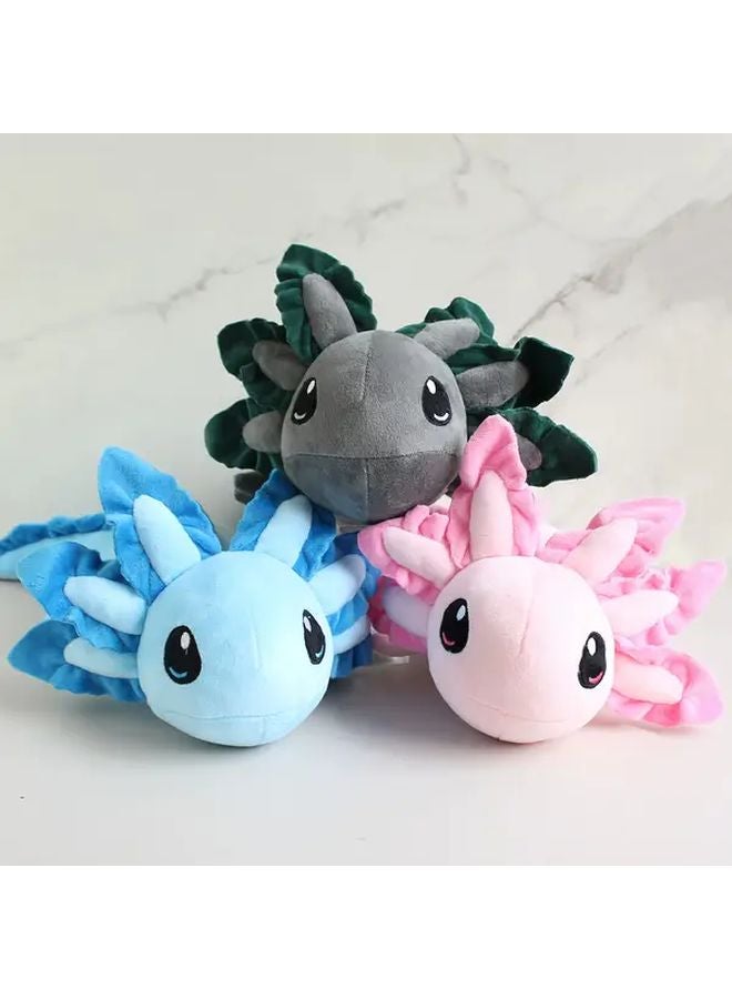 Blue Kawaii Salamander Plush Toy Cute Cartoon Animal Doll Birthday Gift For Kids - Image 2