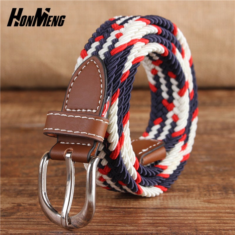 2.5cm Elastic Canvas Belt UnisexC21 C21 