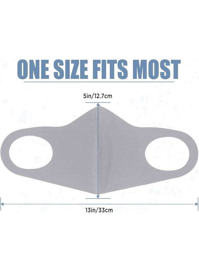 10Pcs Face Covers with Elastic Ear Loop Cover Full Face Anti-Dust, Unisex, Washable and Reusable for Men and Women, soft on the face and skin (Colorful) - Image 2