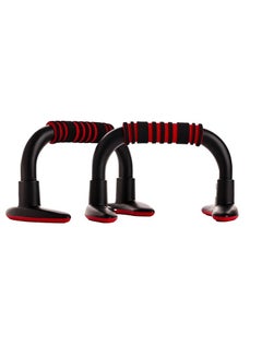 ENDLESS  EL1042 Push Up Stands With Foam Handle| Material : Steel, Plastic | For Upper Body Workouts with Comfortable Foam Grip and Non-Slip Bars and Less Wrist Strain  - Image 1