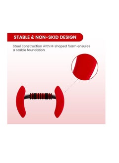 ENDLESS  EL1042 Push Up Stands With Foam Handle| Material : Steel, Plastic | For Upper Body Workouts with Comfortable Foam Grip and Non-Slip Bars and Less Wrist Strain  - Image 4