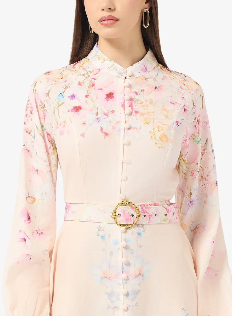 ايلا فستان بطبعة زهور