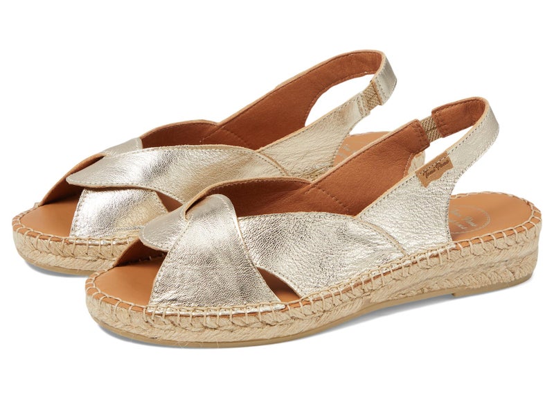 Toni Pons, Women's espadrille, Enola-P, Platinum, 10, medium - Image 1
