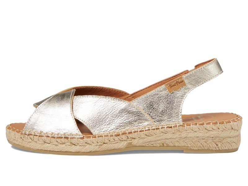 Toni Pons, Women's espadrille, Enola-P, Platinum, 10, medium - Image 4