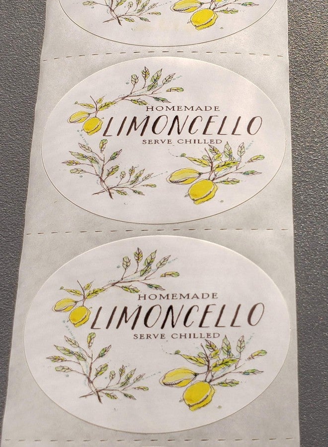 Nancy Nikko LIMONCELLO LABELS - 2" ROUND CIRCLE - 12 / PKG - Image 2