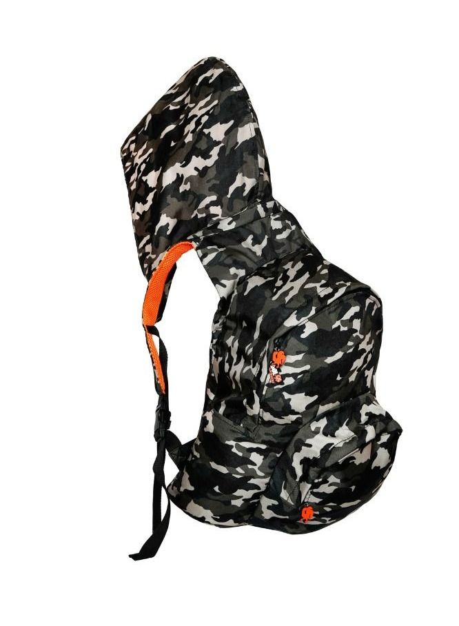 Morikukko Morikukko Camo Neon Orange Large  - Image 3
