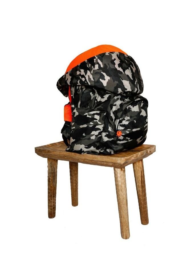 Morikukko Morikukko Camo Neon Orange Large  - Image 4