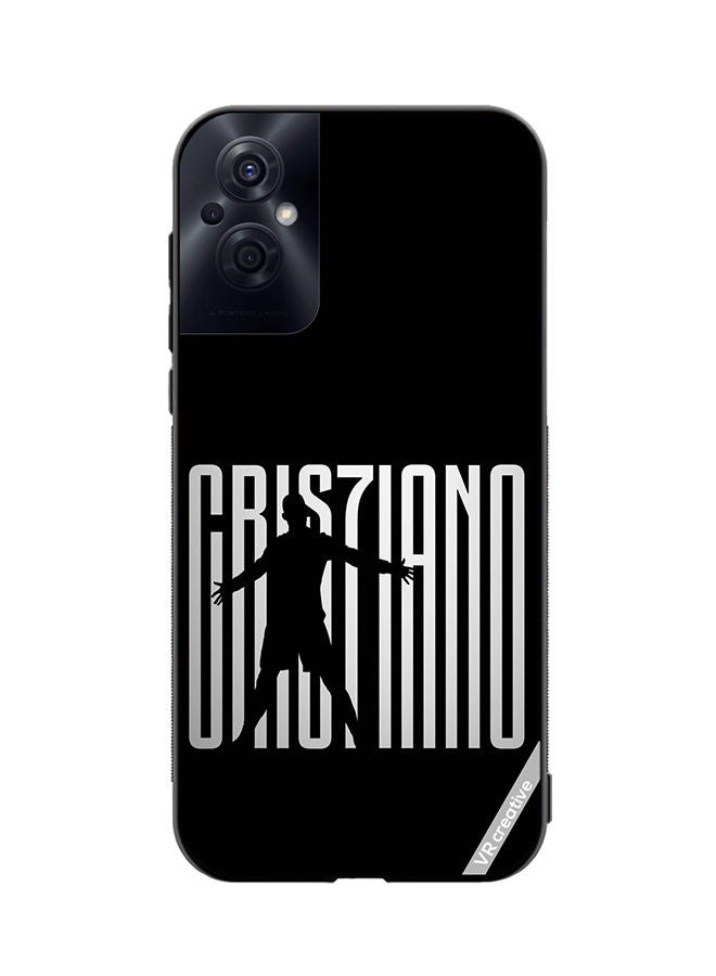 VR CREATIVE Protective Case Cover For Oppo Reno8 Z Ronaldo Design Multicolour - Image 1