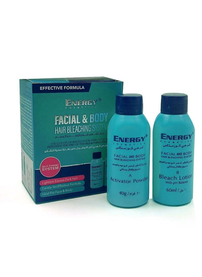 ENERGY COSMETICS Energy Cosmetics Facial and Body Hair Bleaching System  - Image 1