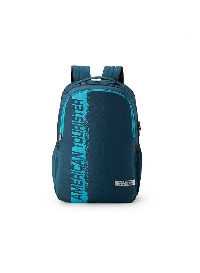 AMERICAN TOURISTER American Tourister Spin 29 Liters Medium Polyester Casual Standard Backpack | Backpack For Office College School (Teal) - Image 1