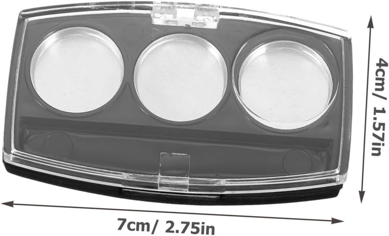 ERINGOGO 10Pcs Transparent Eyeshadow Holder Refillable Makeup Pallet for DIY Blush Eye Shadow Storage Compact Empty Container for Travel Sturdy and Design - Image 2