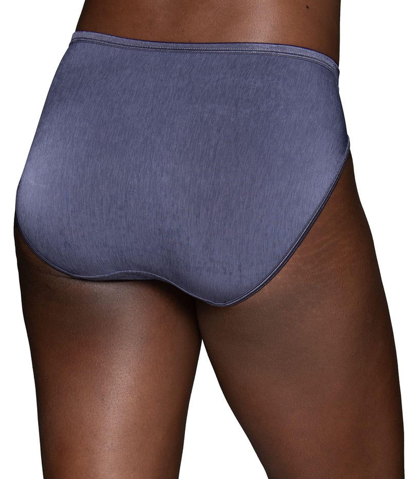 Vanity Fair Women's Illumination Hi Cut Panty 13108, Steele Violet, 2X-Large/9 - Image 3