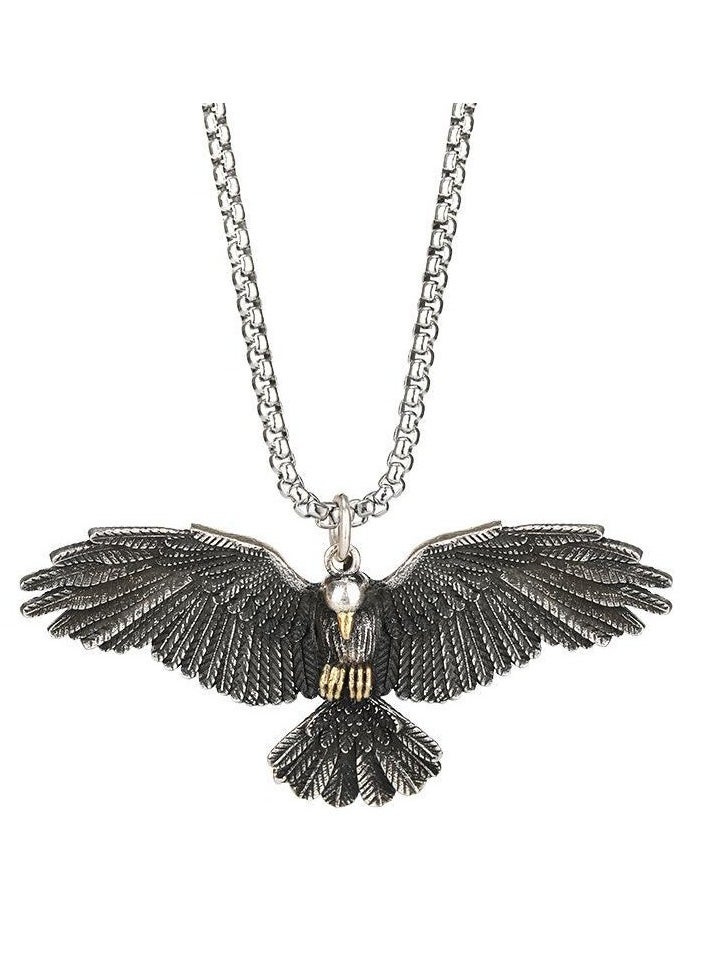 Gasin - Titanium falcon necklaces, men's pendants, men's necklaces - Image 1